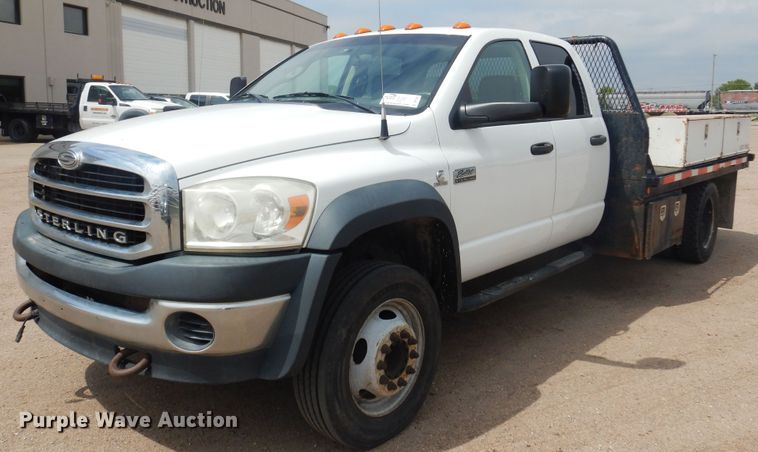 image for item DP7842 2008 Sterling Bullet 5500  Quad Cab flatbed truck