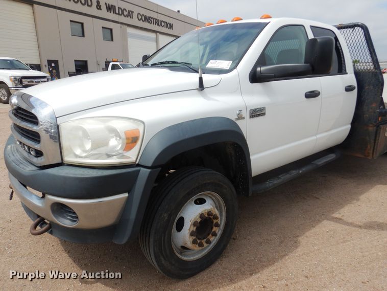 image for item DP7842 2008 Sterling Bullet 5500  Quad Cab flatbed truck