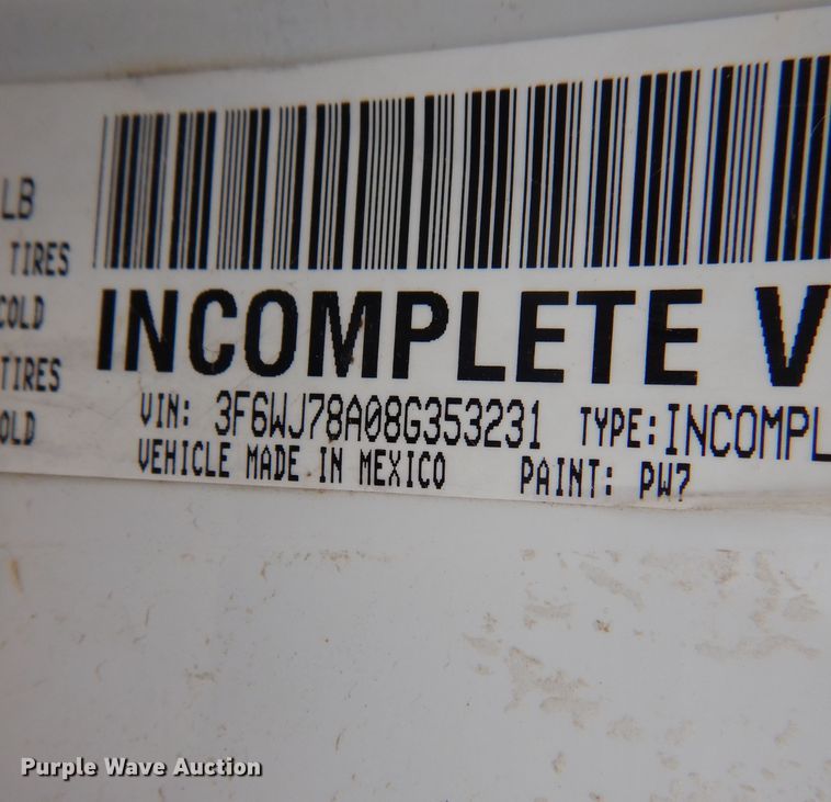 image for item DP7842 2008 Sterling Bullet 5500  Quad Cab flatbed truck