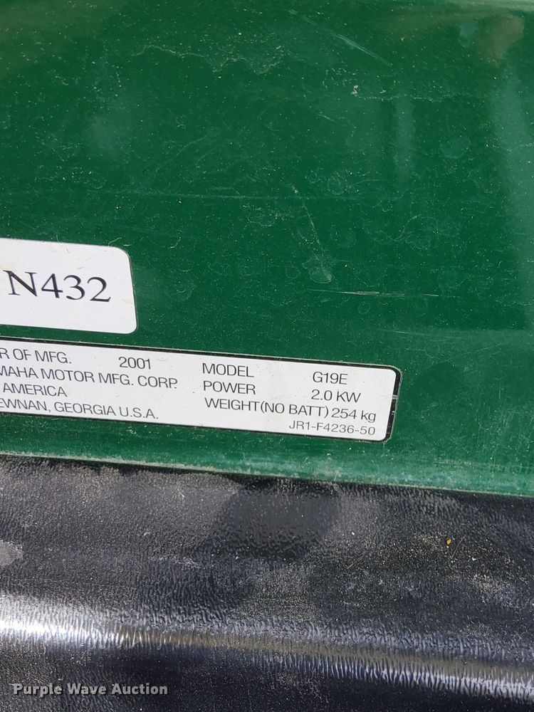 image for item DQ0536 2001 Yamaha G19E  golf cart