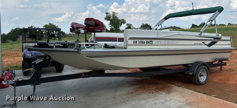 image for item DQ0542 1998 Grumman Sport Deck  boat