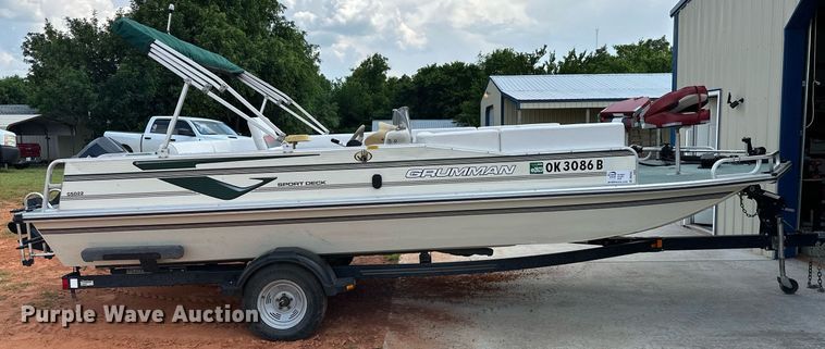 image for item DQ0542 1998 Grumman Sport Deck  boat