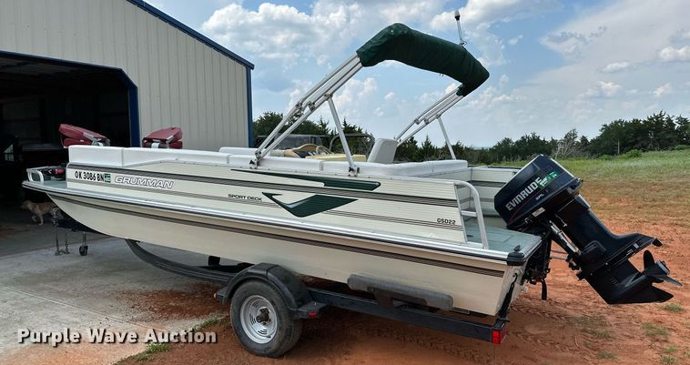 image for item DQ0542 1998 Grumman Sport Deck  boat