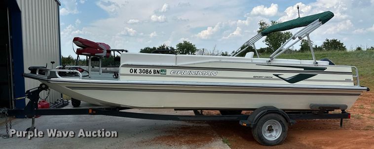 image for item DQ0542 1998 Grumman Sport Deck  boat