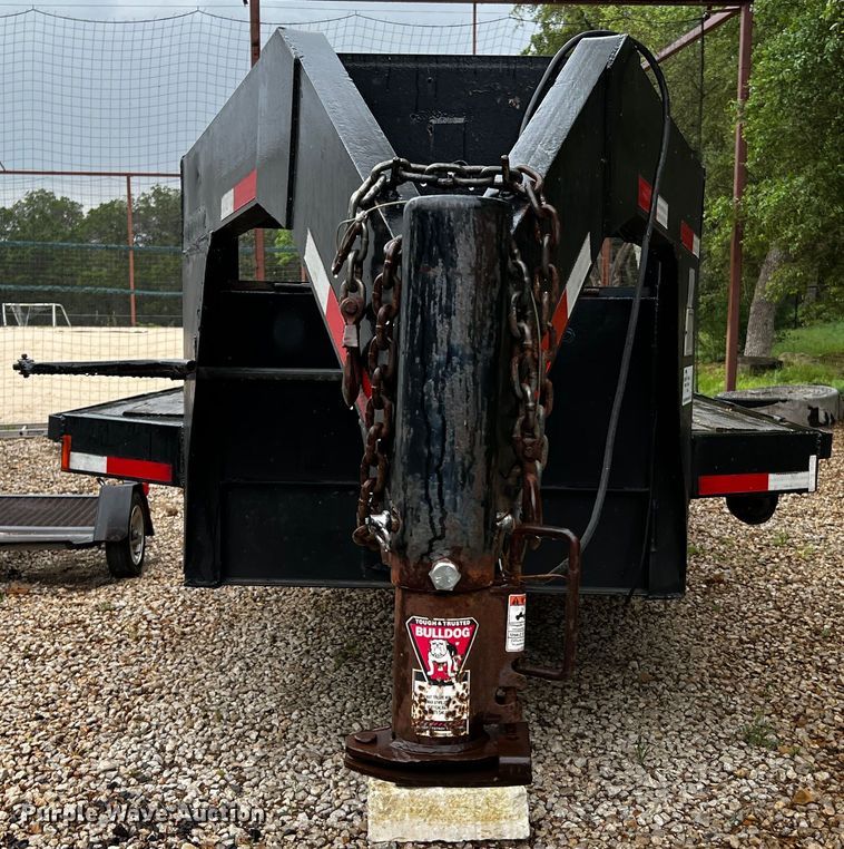 image for item DQ2035 1978 Gooseneck  equipment trailer