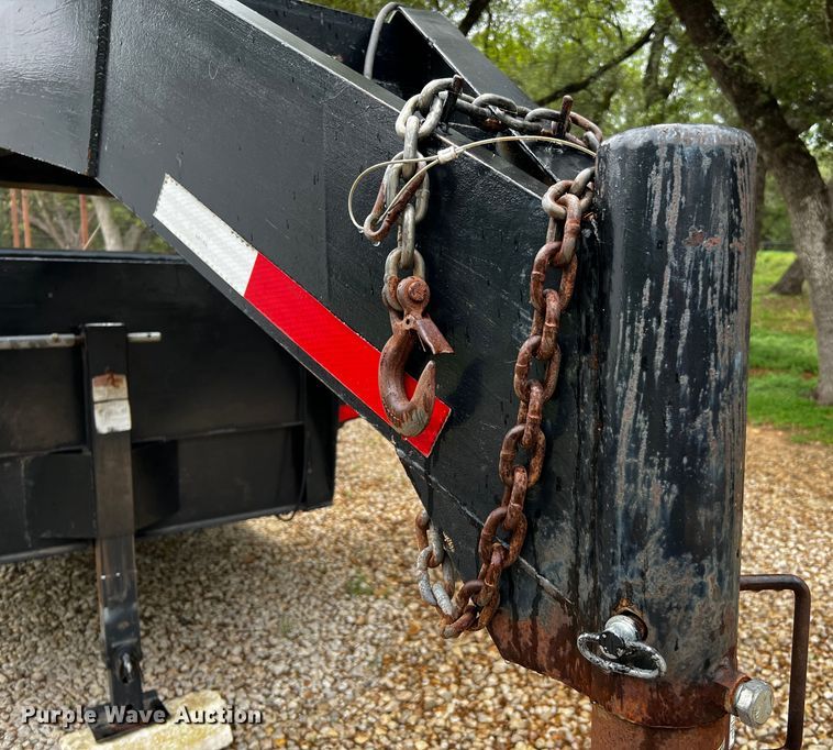 image for item DQ2035 1978 Gooseneck  equipment trailer