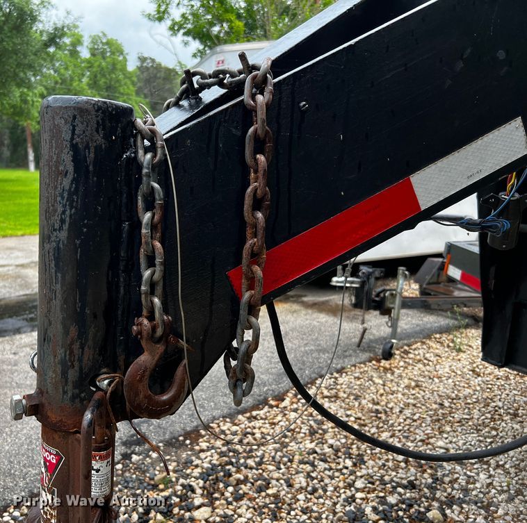 image for item DQ2035 1978 Gooseneck  equipment trailer