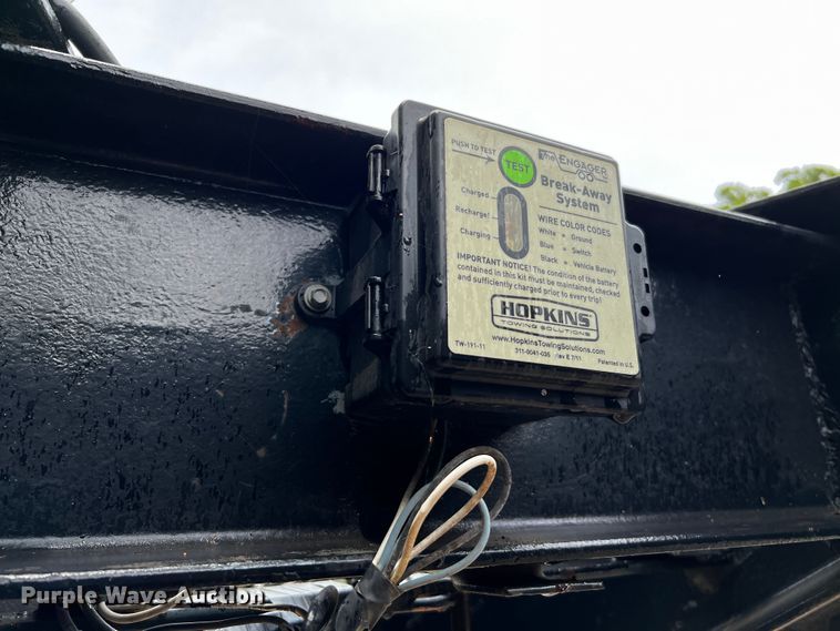 image for item DQ2035 1978 Gooseneck  equipment trailer