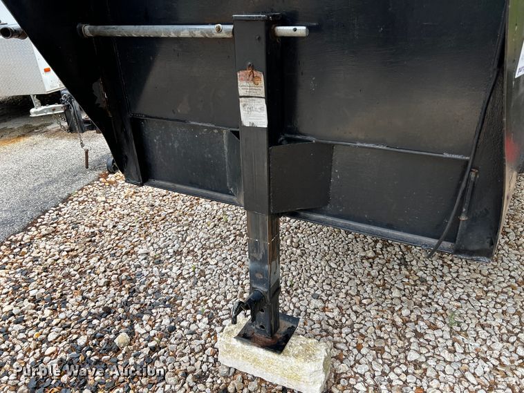 image for item DQ2035 1978 Gooseneck  equipment trailer