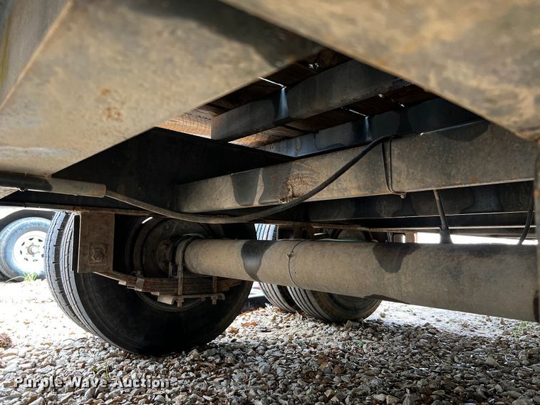 image for item DQ2035 1978 Gooseneck  equipment trailer