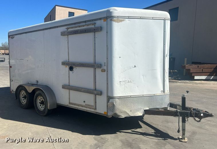 image for item DR4599 2009 H&H TC14  enclosed cargo trailer