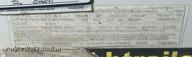 image for item DR4599 2009 H&H TC14  enclosed cargo trailer