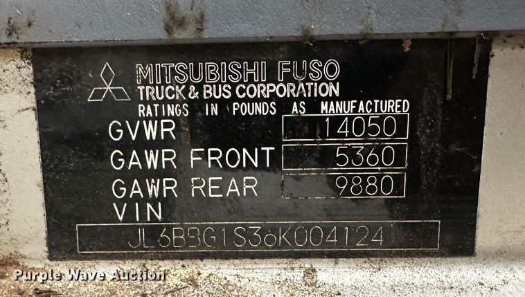 image for item DR5070 2006 Mitsubishi FUSO  flatbed truck