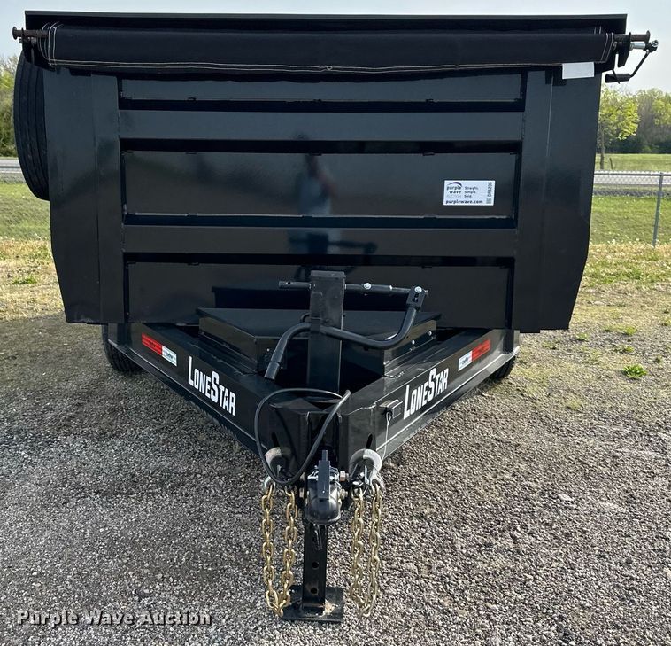 image for item DR5236 2022 Lonestar  dump trailer