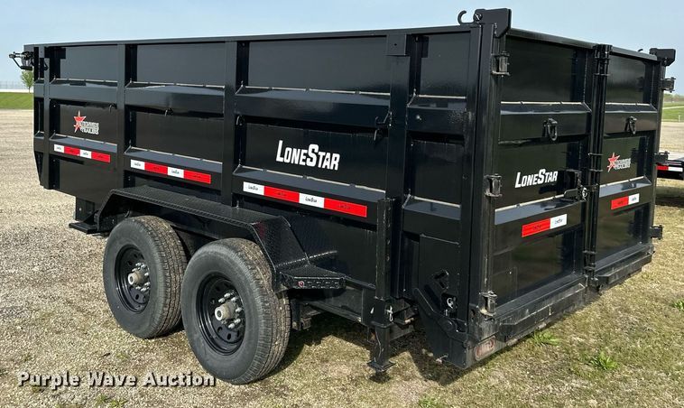 image for item DR5236 2022 Lonestar  dump trailer
