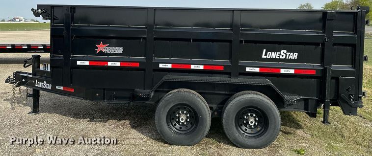 image for item DR5236 2022 Lonestar  dump trailer