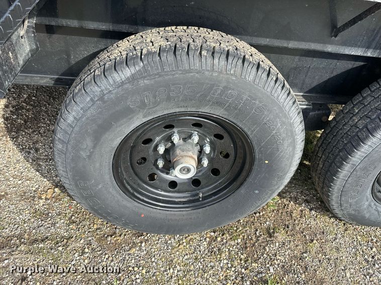 image for item DR5236 2022 Lonestar  dump trailer