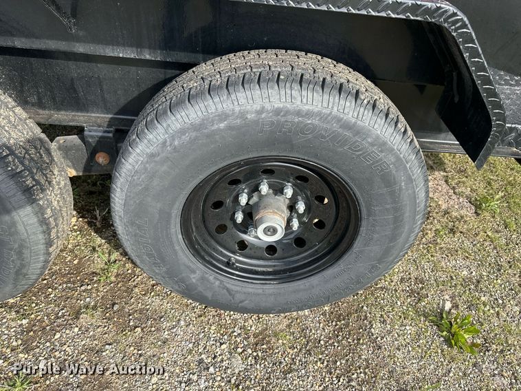 image for item DR5236 2022 Lonestar  dump trailer