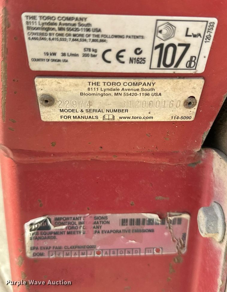 image for item DR5239 Toro TRX26  trencher