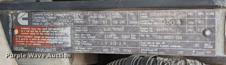 image for item DR6929 2003 Freightliner FS65  school bus