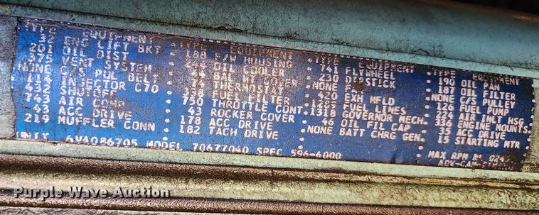 image for item EA9434 1975 Walter CBK3000  pumper fire truck