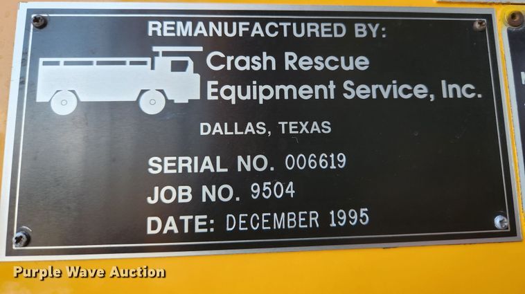 image for item EA9434 1975 Walter CBK3000  pumper fire truck