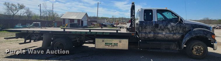 image for item HP9735 2005 Ford F650  SuperCab rollback truck