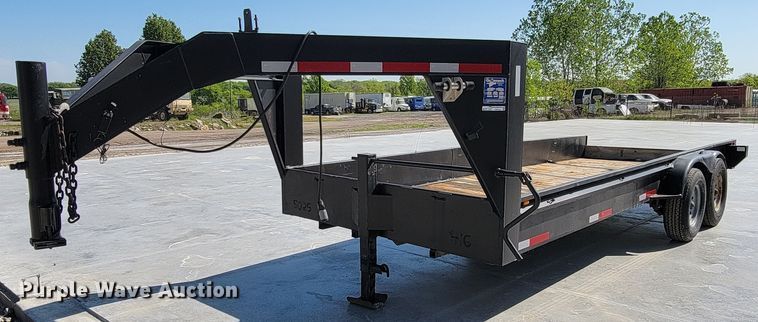 image for item HP9743 2011 Gooseneck  equipment trailer