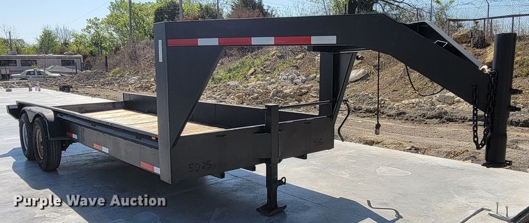 image for item HP9743 2011 Gooseneck  equipment trailer
