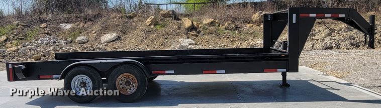 image for item HP9743 2011 Gooseneck  equipment trailer