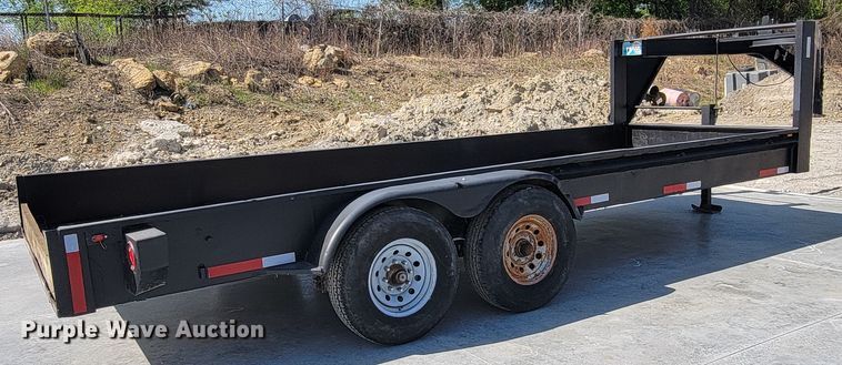 image for item HP9743 2011 Gooseneck  equipment trailer