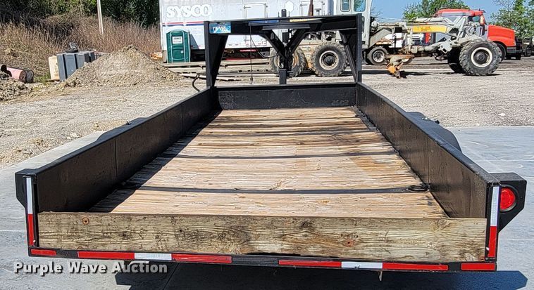image for item HP9743 2011 Gooseneck  equipment trailer