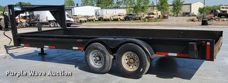 image for item HP9743 2011 Gooseneck  equipment trailer