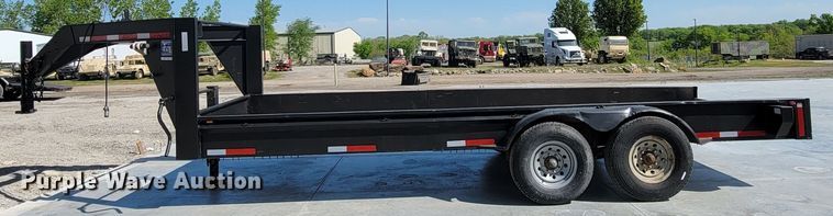 image for item HP9743 2011 Gooseneck  equipment trailer