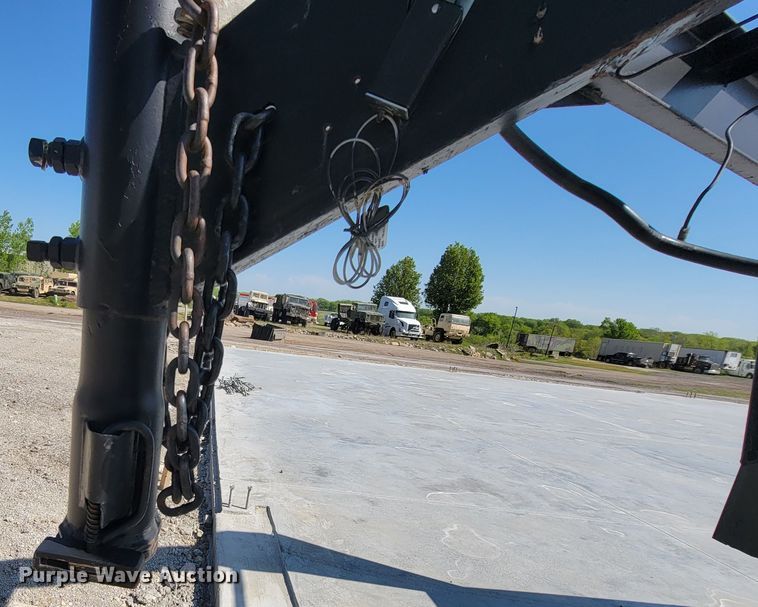 image for item HP9743 2011 Gooseneck  equipment trailer