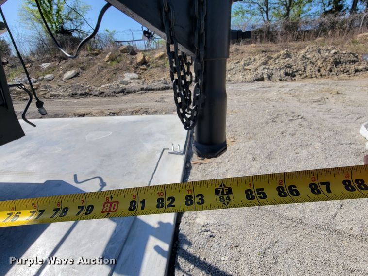 image for item HP9743 2011 Gooseneck  equipment trailer