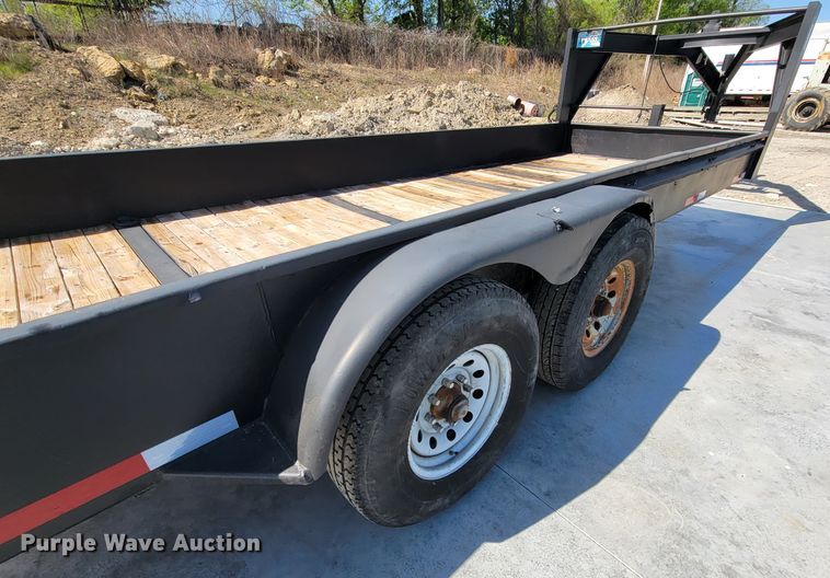 image for item HP9743 2011 Gooseneck  equipment trailer