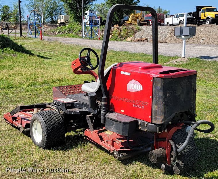 image for item HP9745 Toro Groundsmaster 3500D Sidewinder  lawn mower