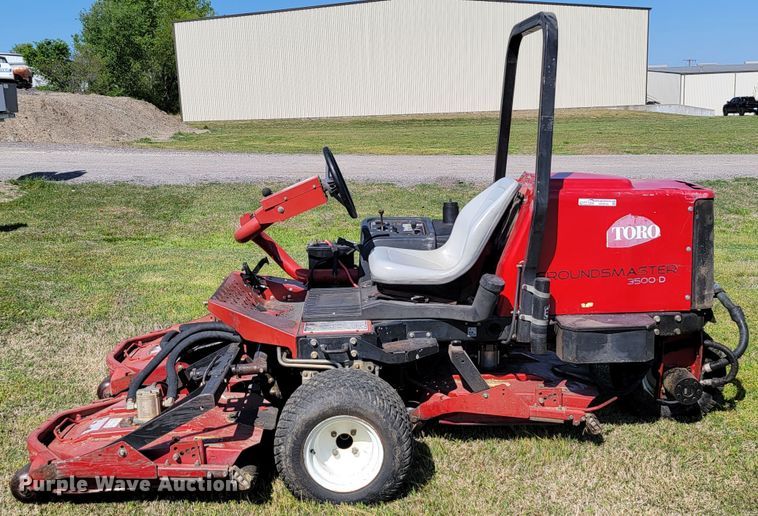 image for item HP9745 Toro Groundsmaster 3500D Sidewinder  lawn mower