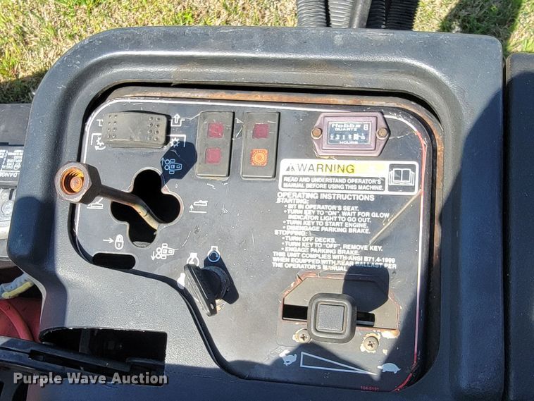 image for item HP9745 Toro Groundsmaster 3500D Sidewinder  lawn mower