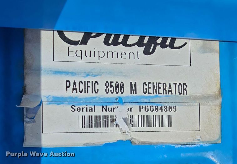 image for item IB9752 Pacific 8500M  generator