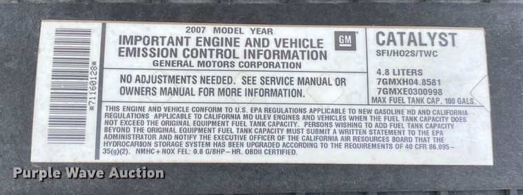 image for item KB9483 2007 Chevrolet Express  school bus