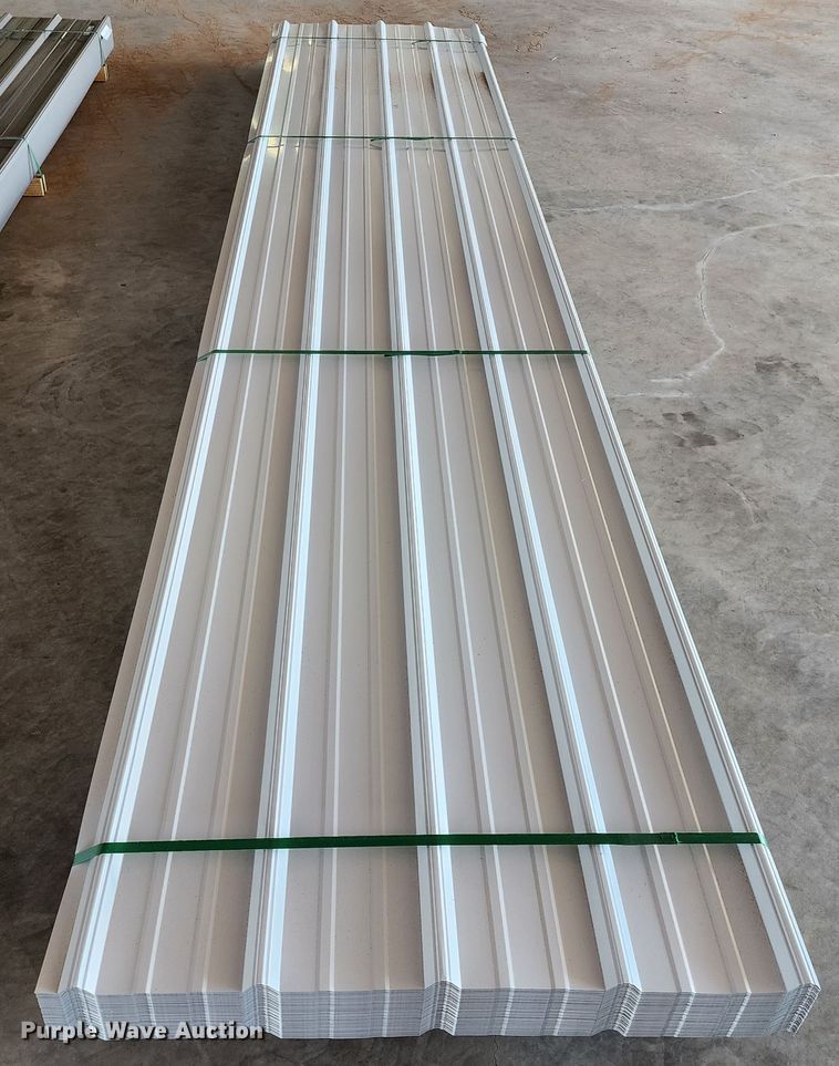 image for item KC9672 (170) sheets of 2023 Doerkson Metal Components metal siding/roofing
