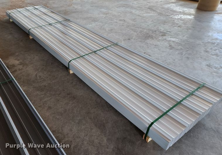 image for item KC9672 (170) sheets of 2023 Doerkson Metal Components metal siding/roofing
