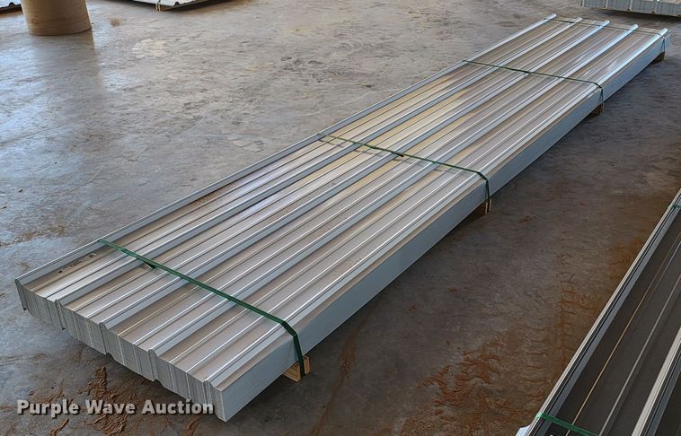 image for item KC9672 (170) sheets of 2023 Doerkson Metal Components metal siding/roofing
