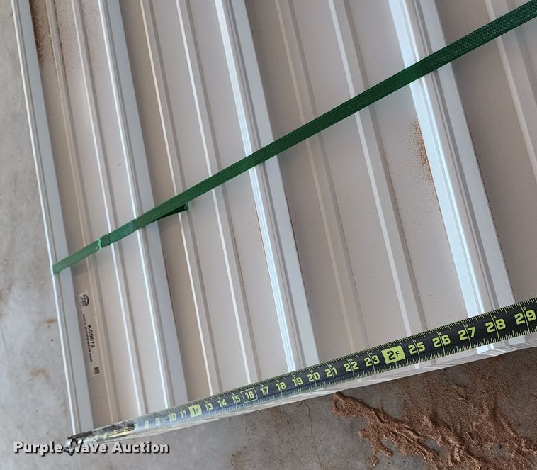 image for item KC9672 (170) sheets of 2023 Doerkson Metal Components metal siding/roofing
