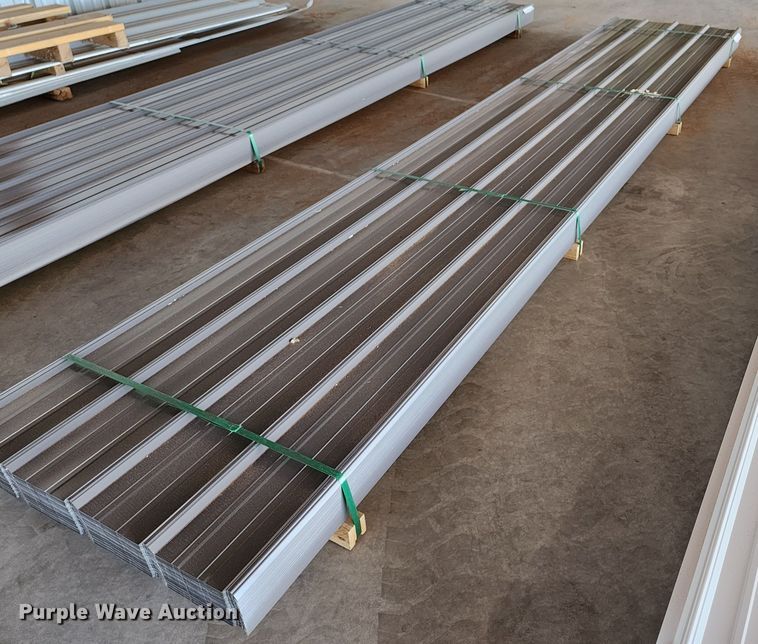 image for item KC9673 (170) sheets of 2023 Doerkson Metal Components metal siding/roofing