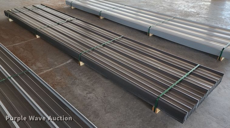 image for item KC9673 (170) sheets of 2023 Doerkson Metal Components metal siding/roofing