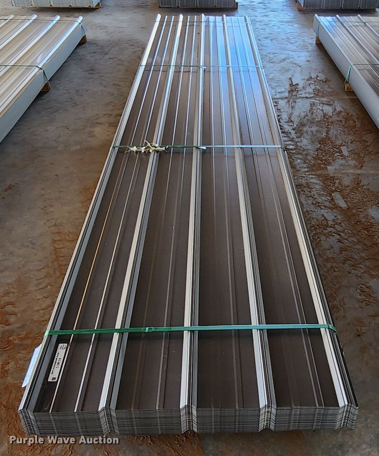 image for item KC9673 (170) sheets of 2023 Doerkson Metal Components metal siding/roofing