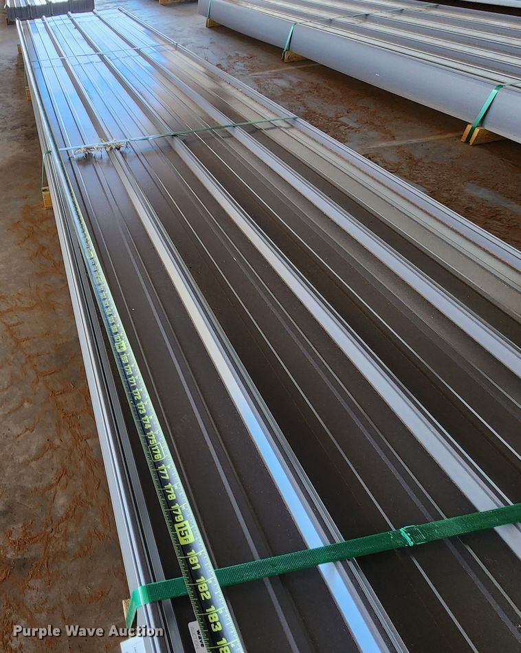 image for item KC9673 (170) sheets of 2023 Doerkson Metal Components metal siding/roofing